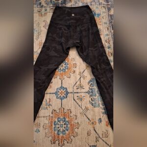 lululemon athletica Black Camo Kids Leggings